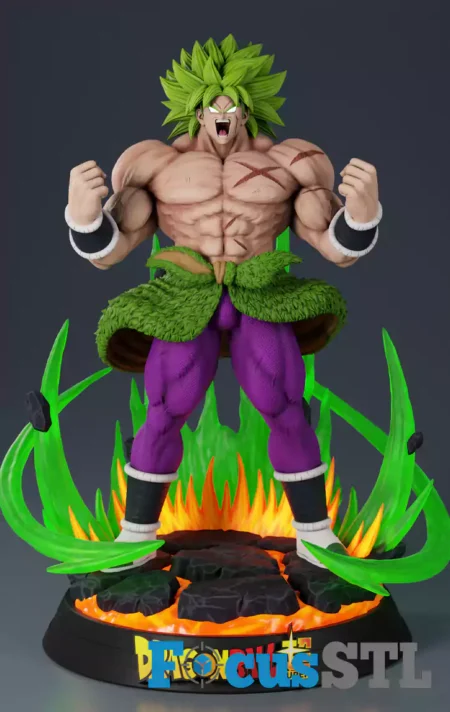 Super Saiyan Broly Power STL Files