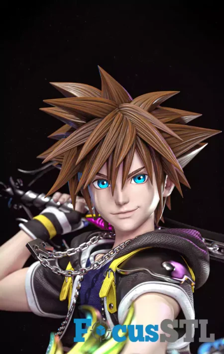 Sora Kingdom Hearts STL Files