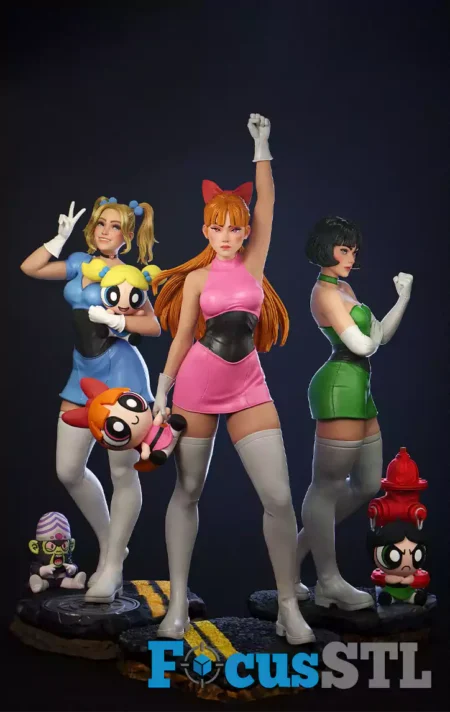 Powerpuff Girls STL Files
