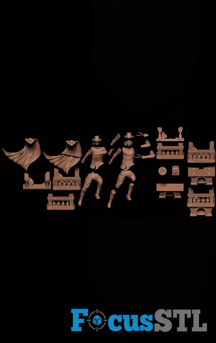 V for Vendetta Clock Tower STL Files