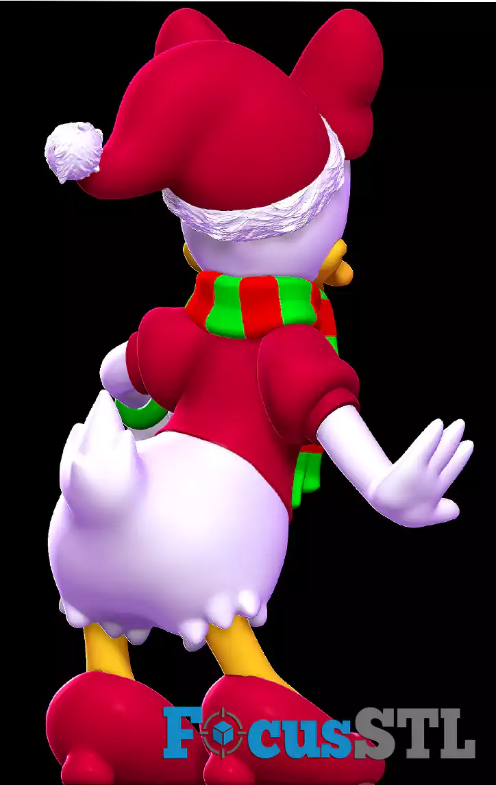 Daisy Duck Christmas STL Files