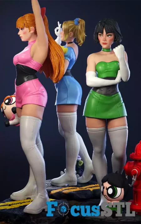 Powerpuff Girls STL Files