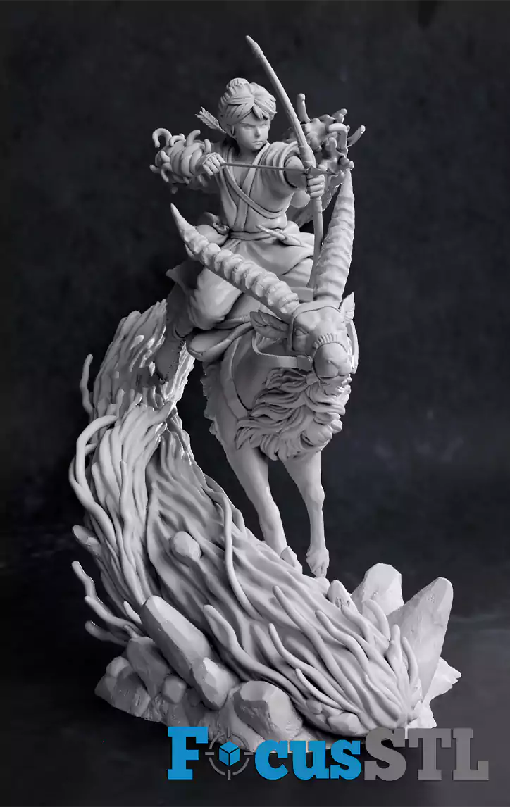 Ashitaka Princess Mononoke STL Files