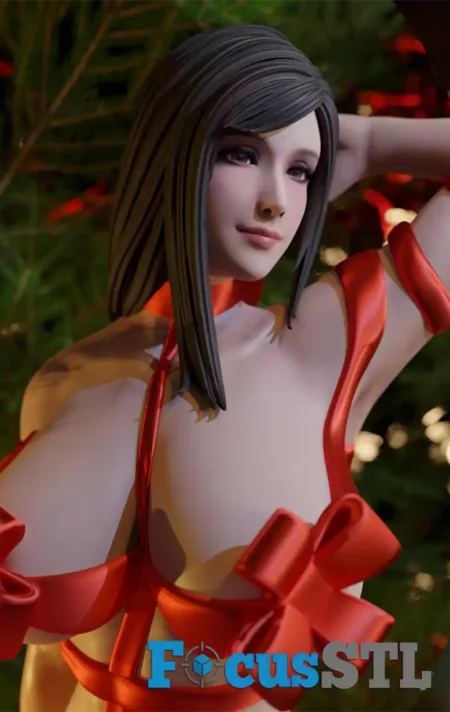 Tifa Lockhart Christmas STL Files
