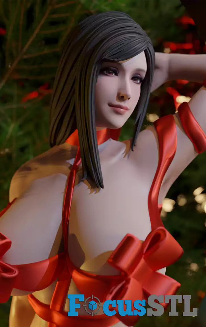Tifa Lockhart Christmas STL Files