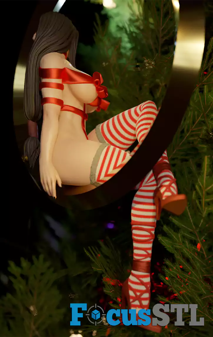 Tifa Lockhart Christmas STL Files