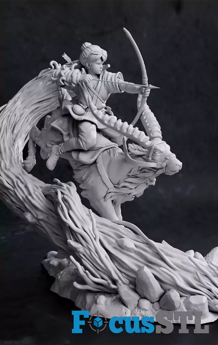 Ashitaka Princess Mononoke STL Files