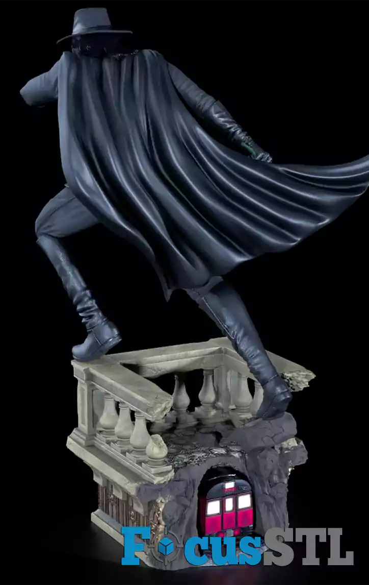 V for Vendetta Clock Tower STL Files