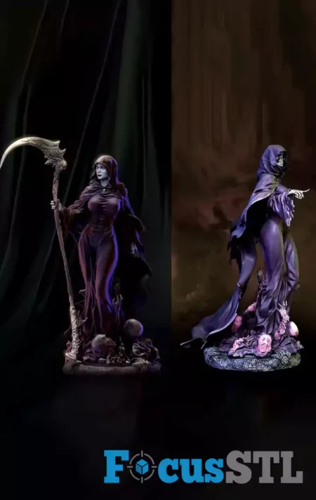 Miss Death Fan Art STL Files