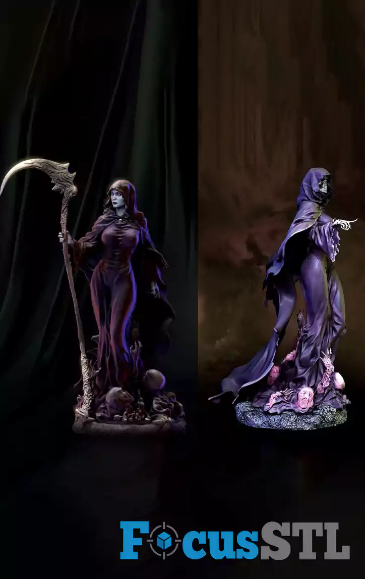 Miss Death Fan Art STL Files