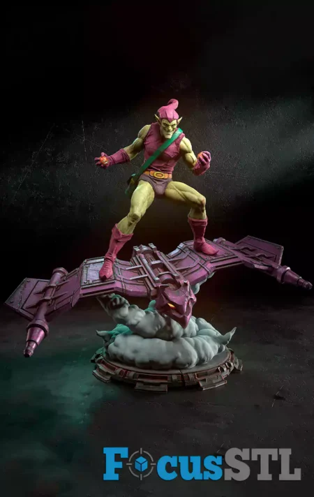 Green Goblin Goblin Glider STL Files