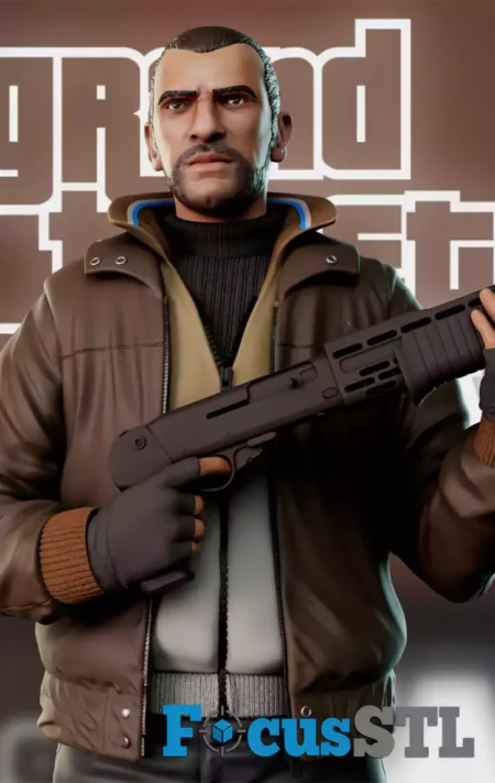 Niko Bellic GTA 4 STL Files