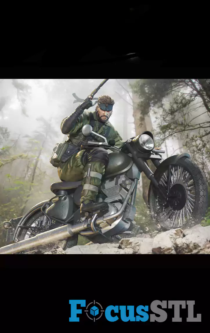 Naked Snake Metal Gear STL Files