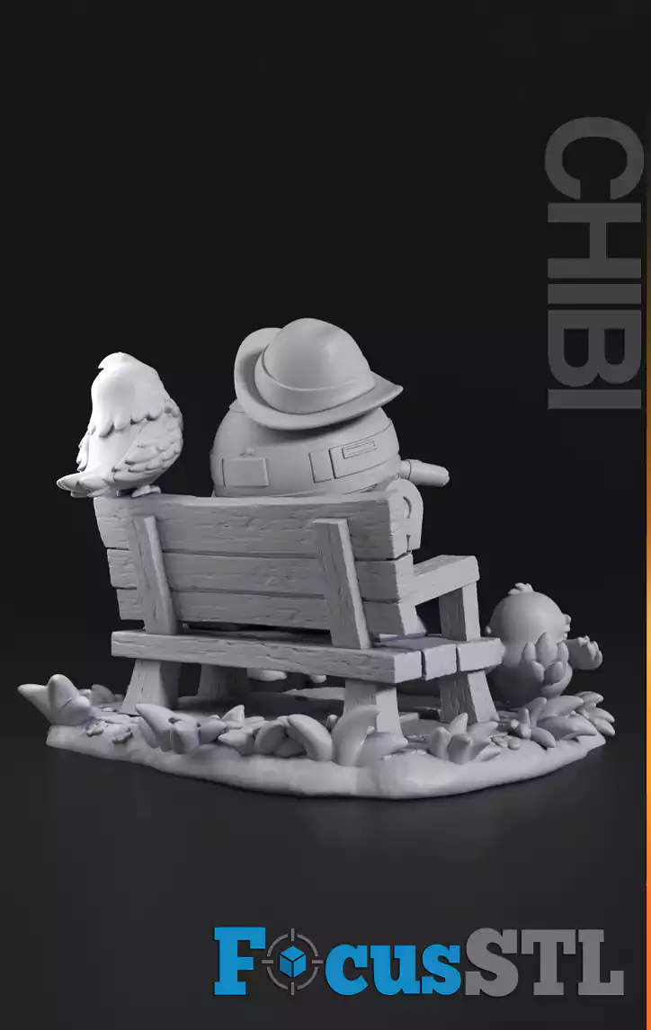 R2-D2 Star Wars Chibi STL Files