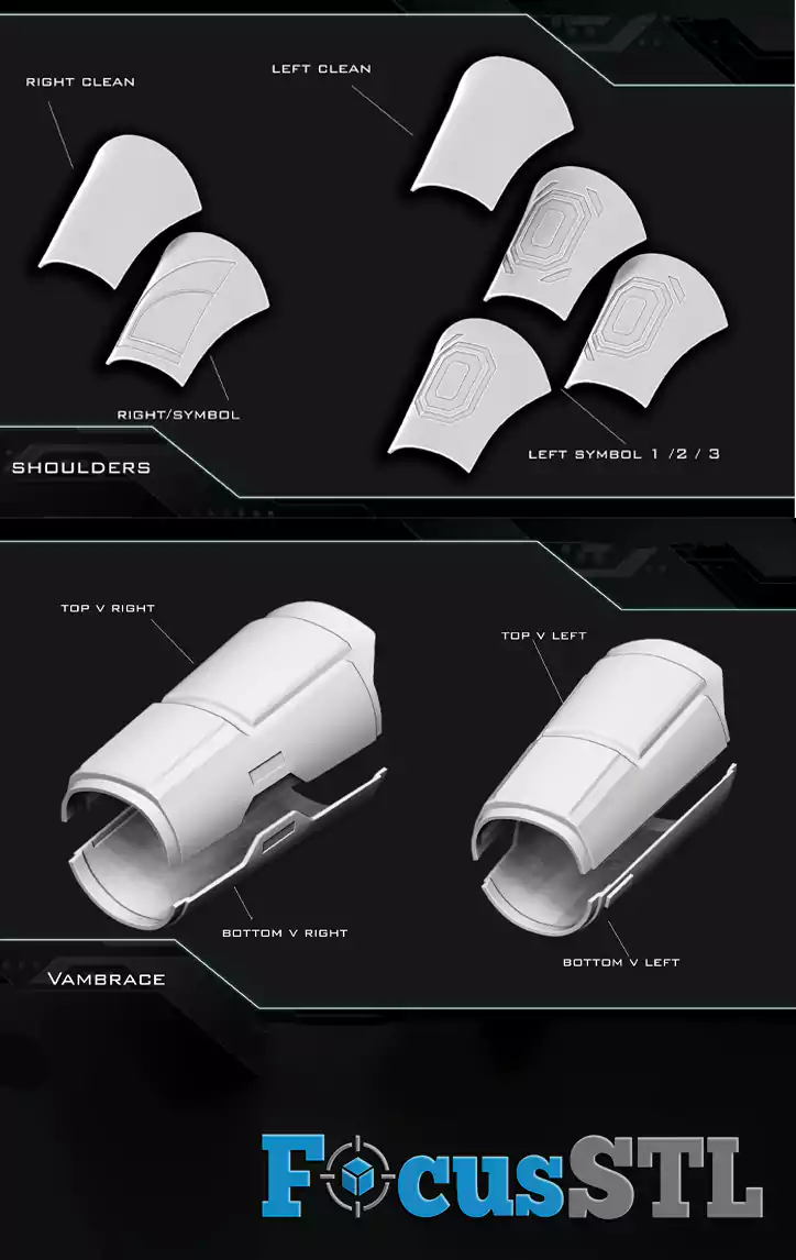 Animated Deathwatch Armor & Helmet STL Files