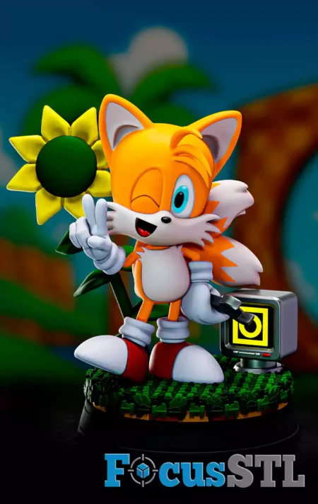 Tails Sonic Classic STL & 3MF Files 