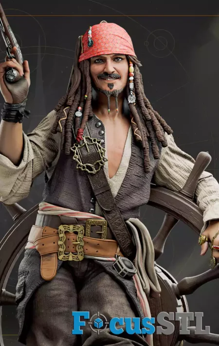 Jack Sparrow STL Files