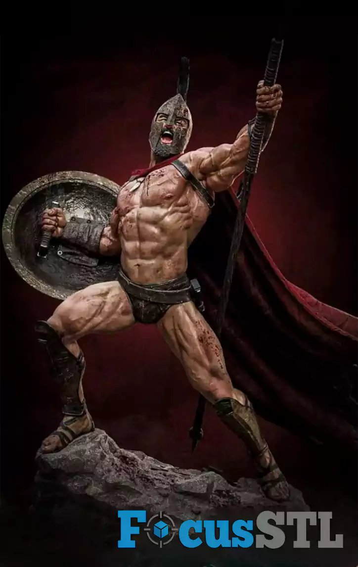 Leonidas in Battle 300 STL Files
