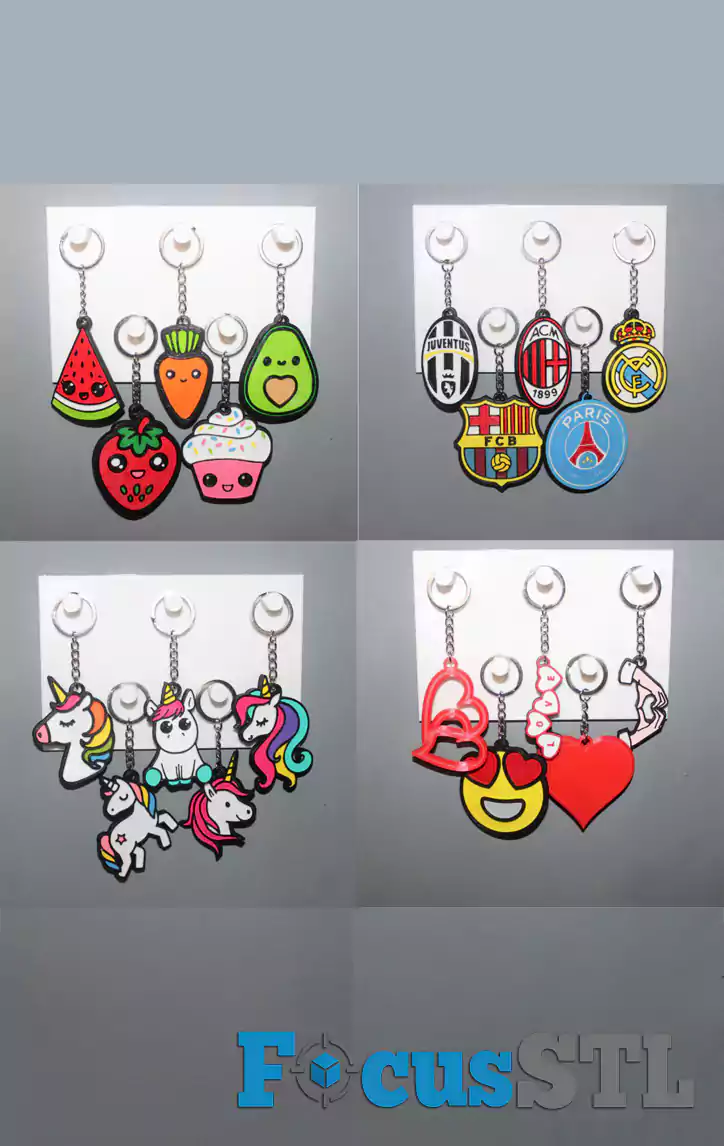 Mega Pack of 500+ Keychain STL Files