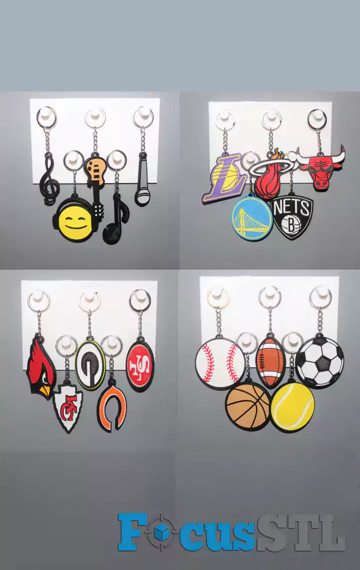 Mega Pack of 500+ Keychain STL Files