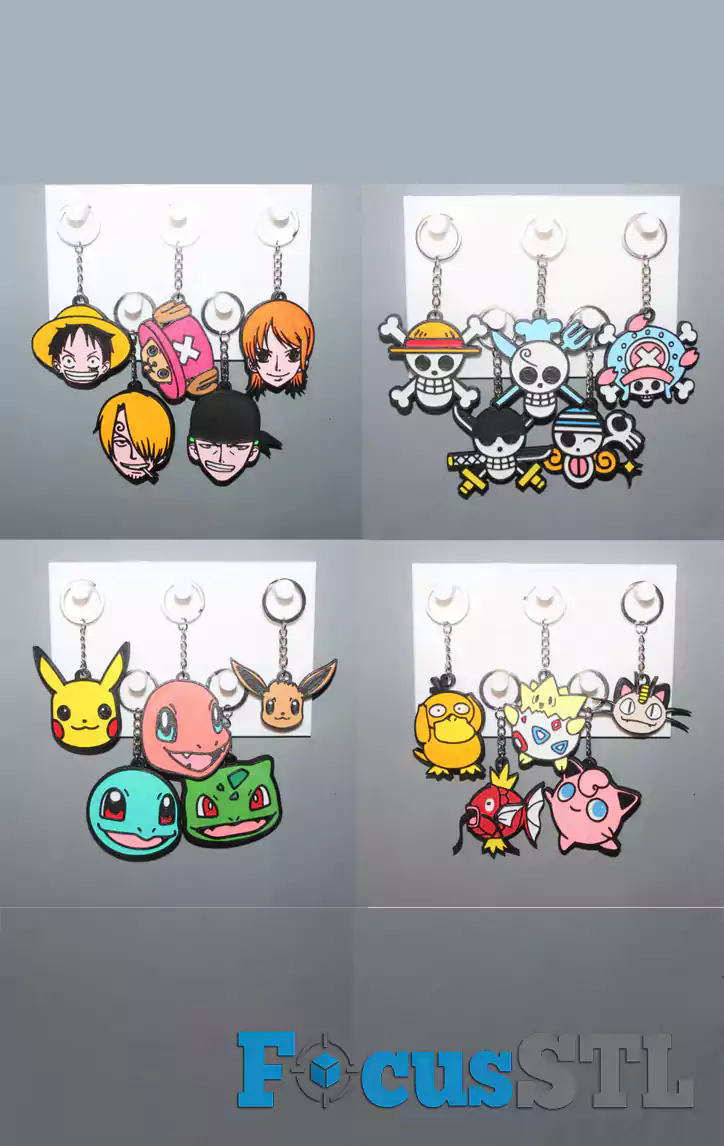 Mega Pack of 500+ Keychain STL Files