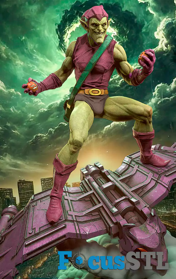 Green Goblin Goblin Glider STL Files