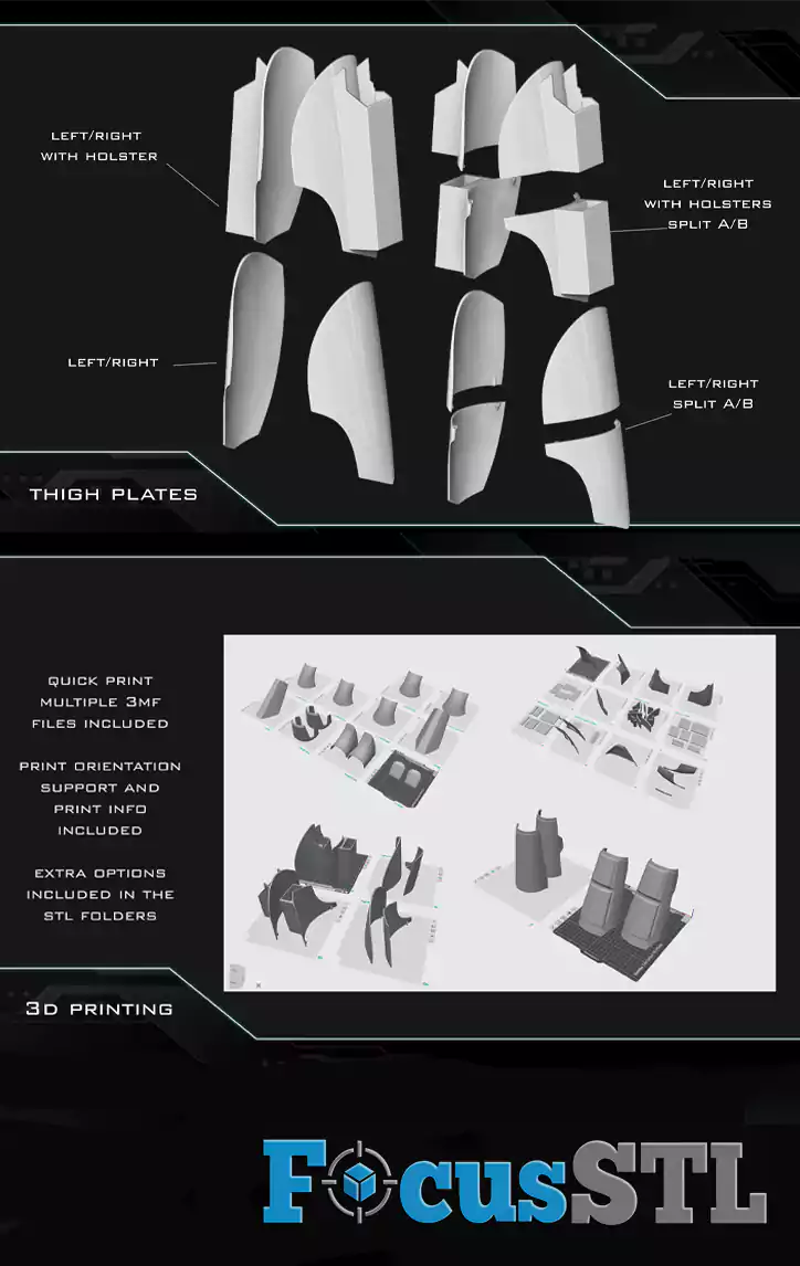 Animated Deathwatch Armor & Helmet STL Files