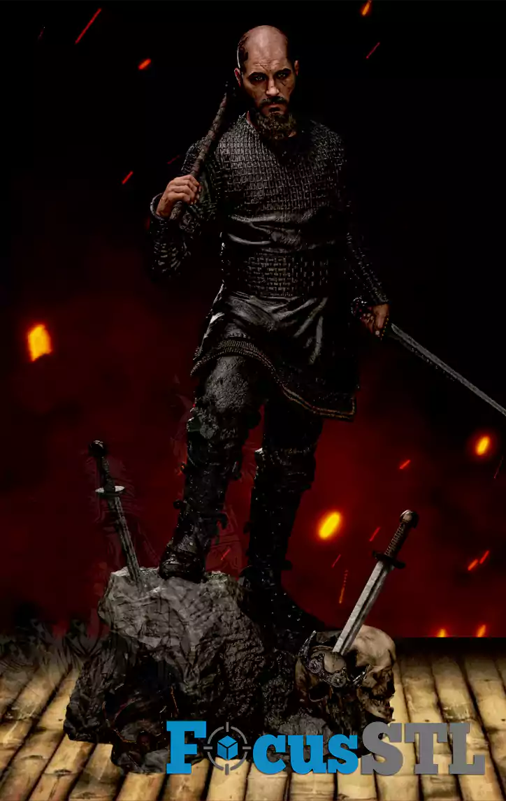 Ragnar Lothbrok Axe and Sword STL Files