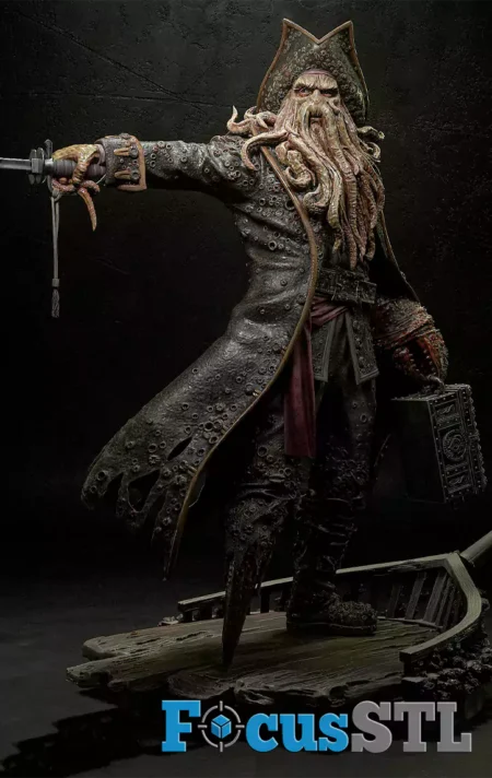 Davy Jones and Bust STL Files