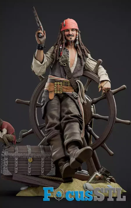 Jack Sparrow STL Files