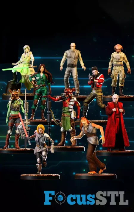 Star Wars Miniatures Collection STL Files