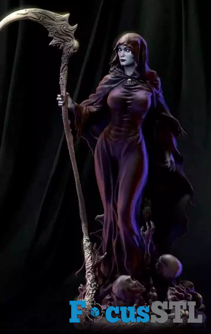 Miss Death Fan Art STL Files