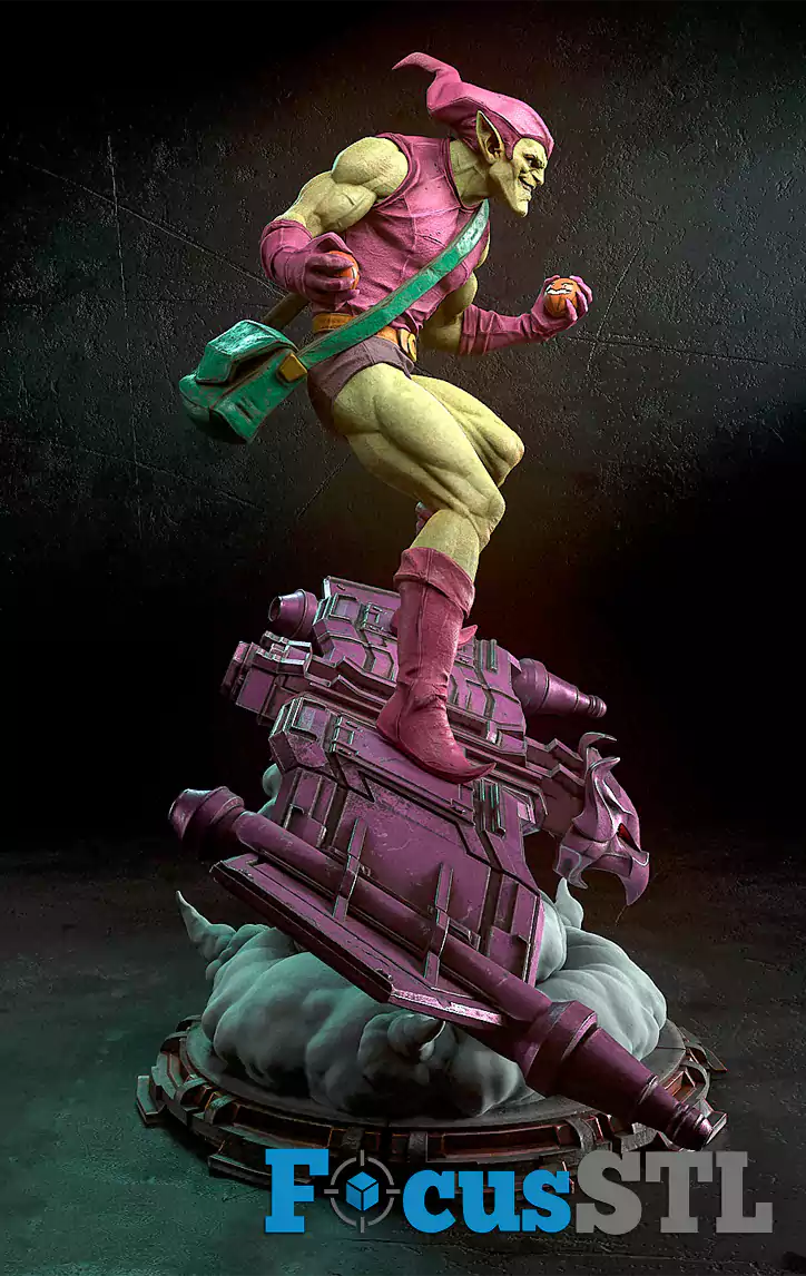 Green Goblin Goblin Glider STL Files