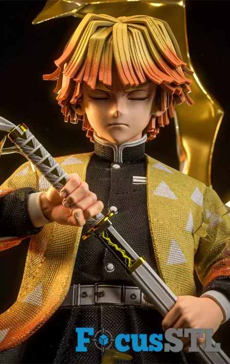 Zenitsu Agatsuma Thunder STL Files