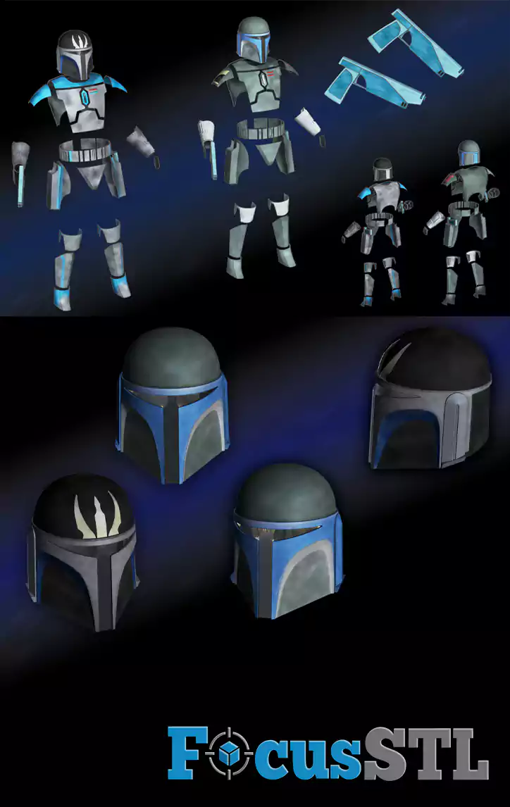 Animated Deathwatch Armor & Helmet STL Files