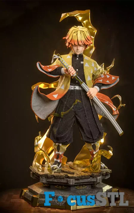 Zenitsu Agatsuma Thunder STL Files