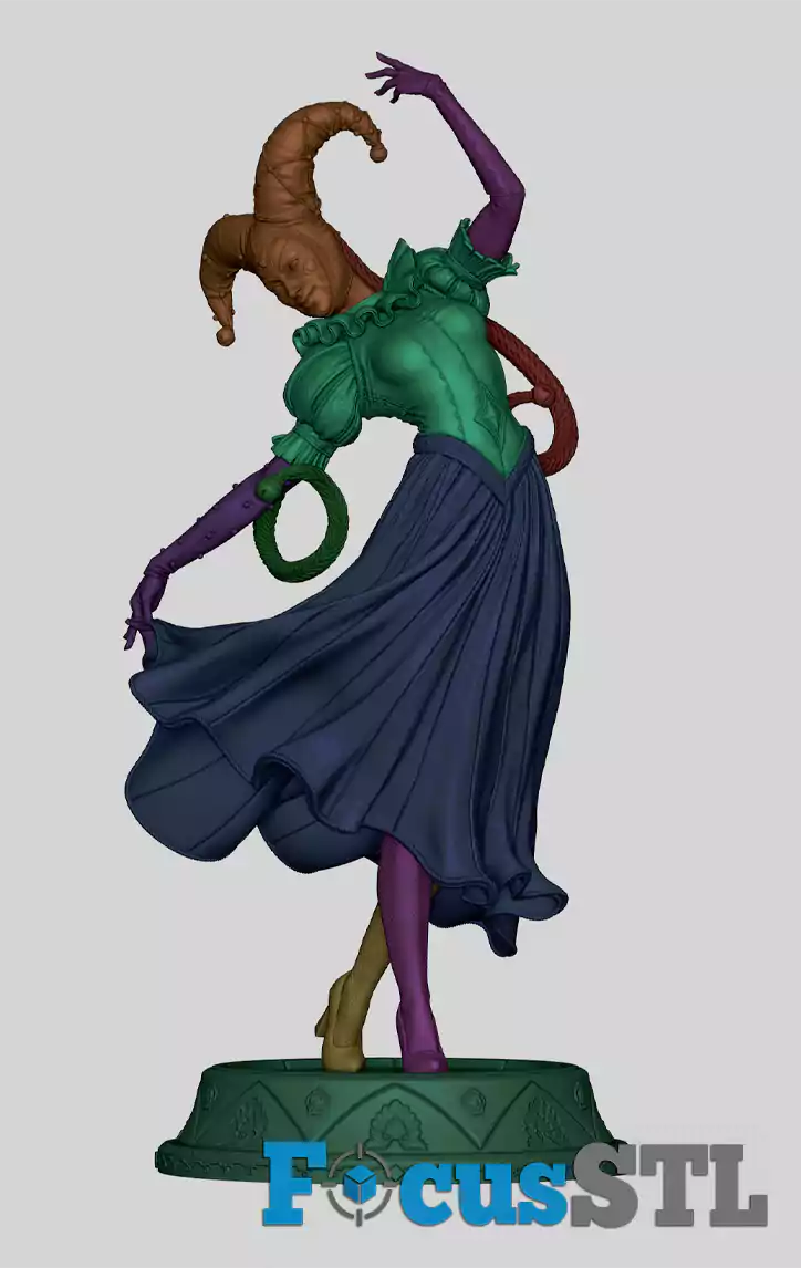Jester Figurine STL Files