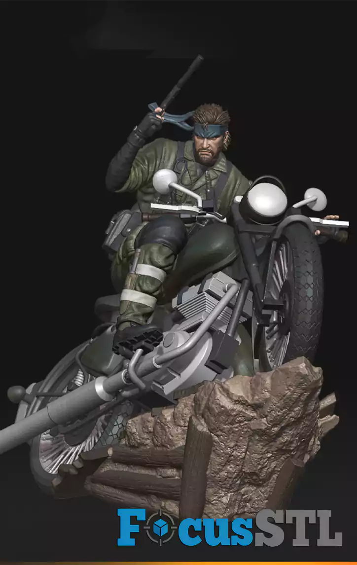 Naked Snake Metal Gear STL Files