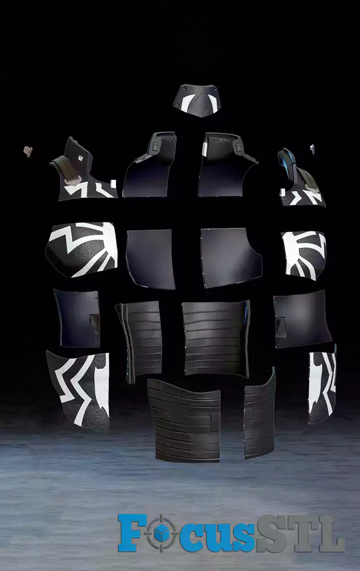 Agent Venom Full Costume STL Files