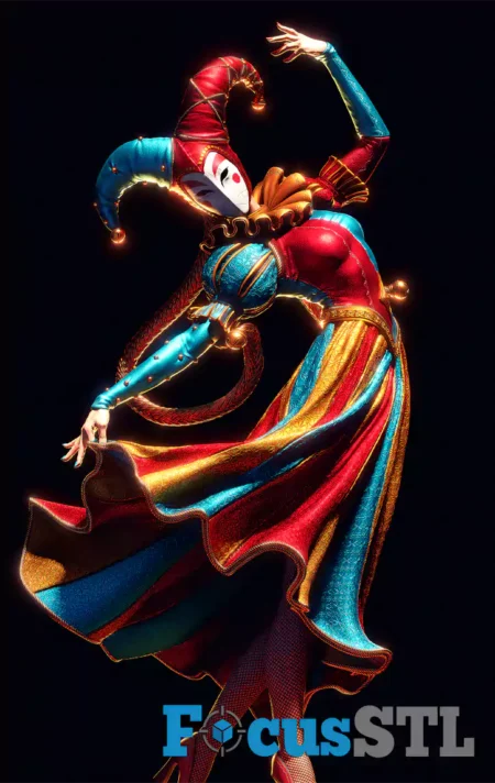 Jester Figurine STL Files