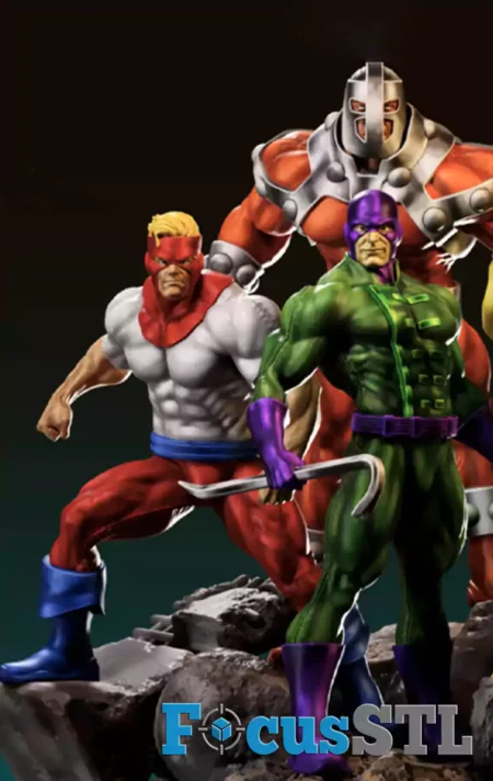 Marvel Crisis Protocol Wrecking Crew STL Files 