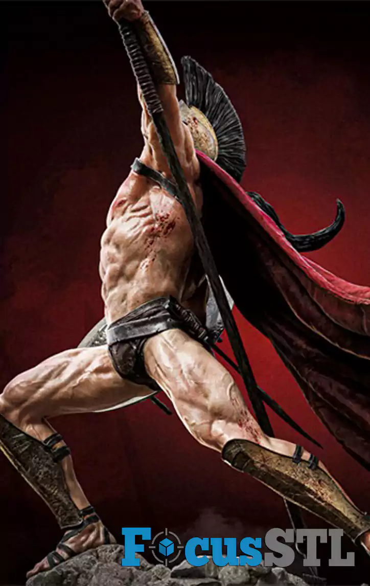 Leonidas in Battle 300 STL Files