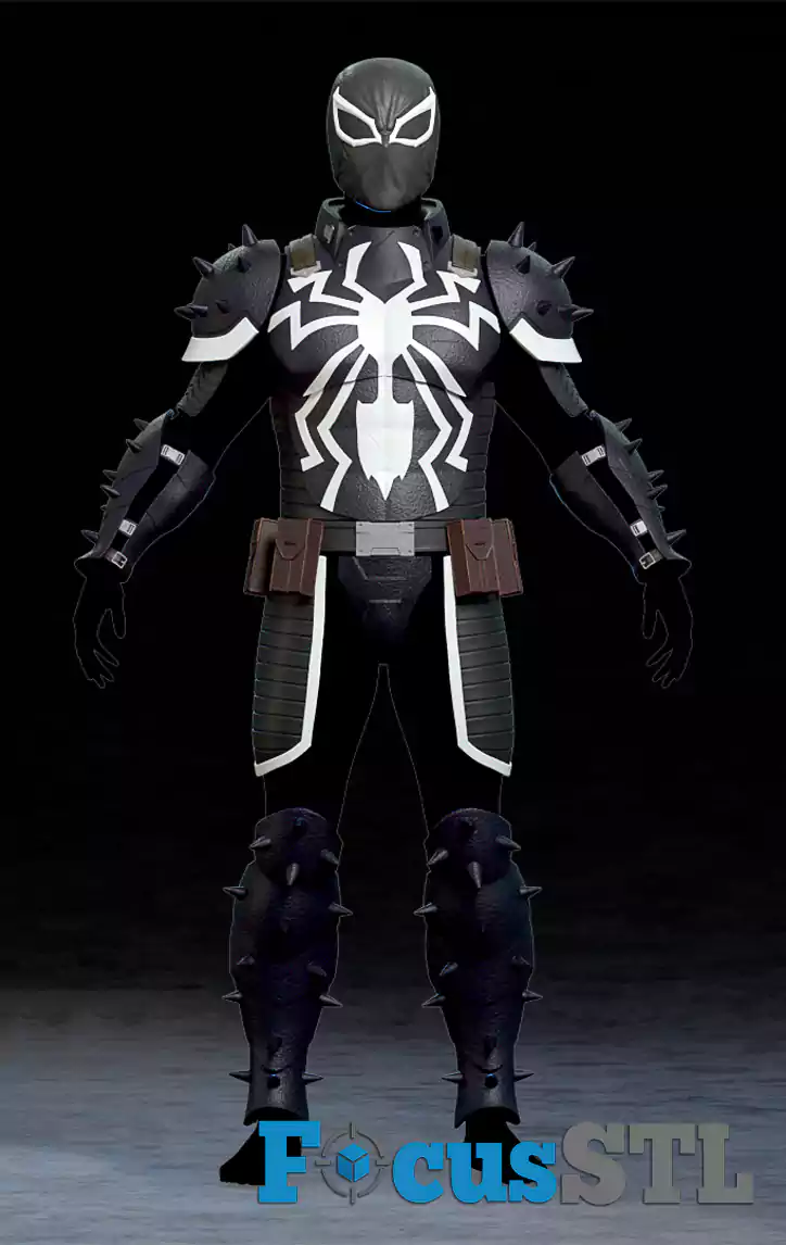 Agent Venom Full Costume STL Files