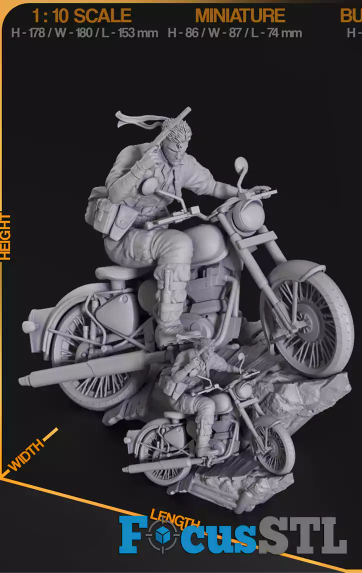Naked Snake Metal Gear STL Files