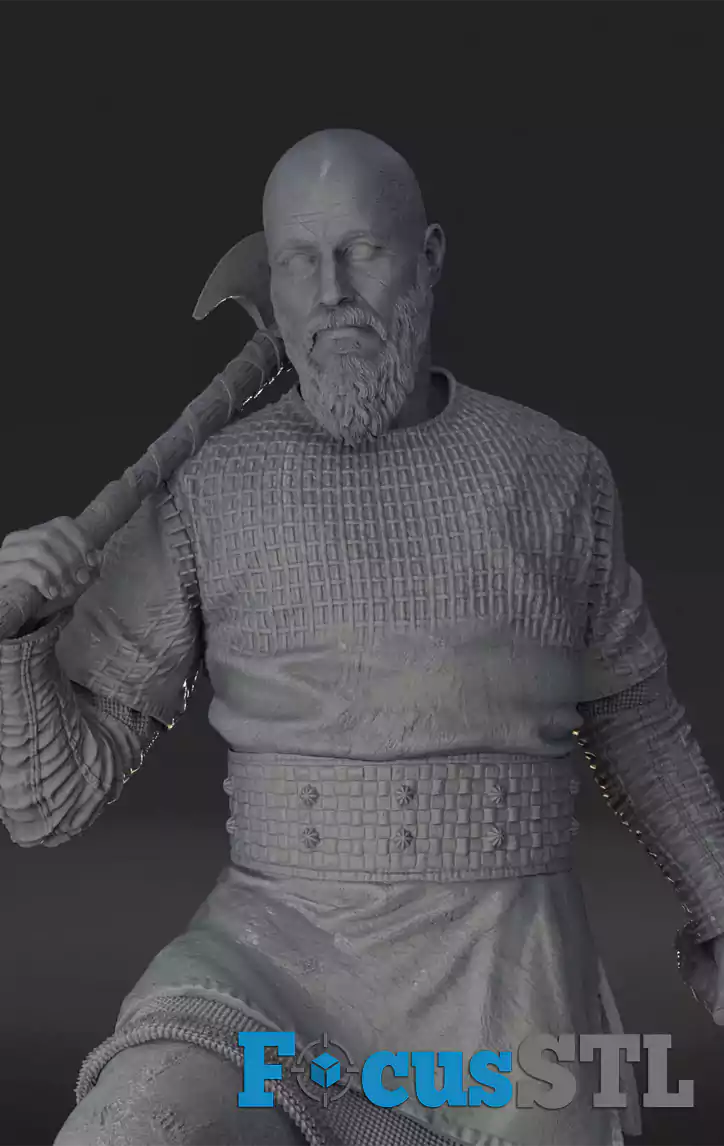Ragnar Lothbrok Axe and Sword STL Files