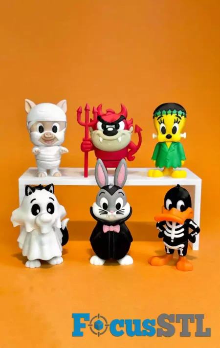 Looney Tunes x Horror STL Files
