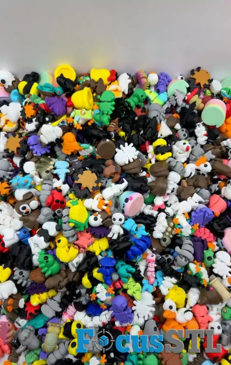 Mini Flexi Animals 3300 STL & 3MF Files 