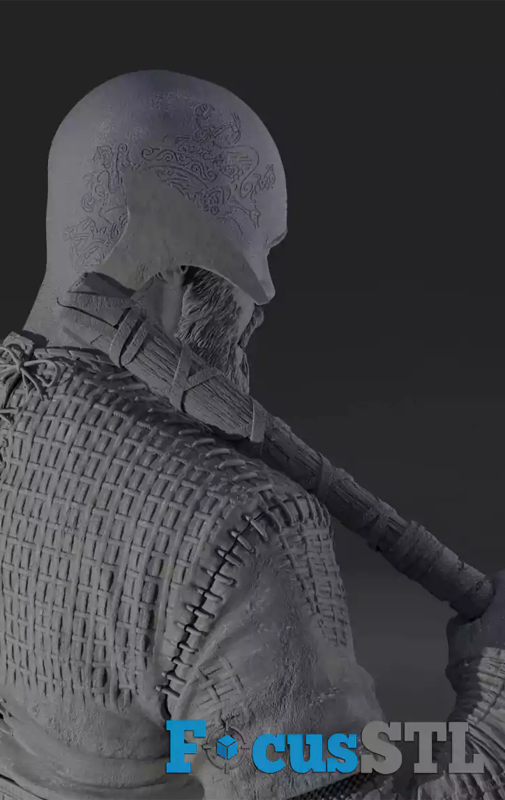 Ragnar Lothbrok Axe and Sword STL Files