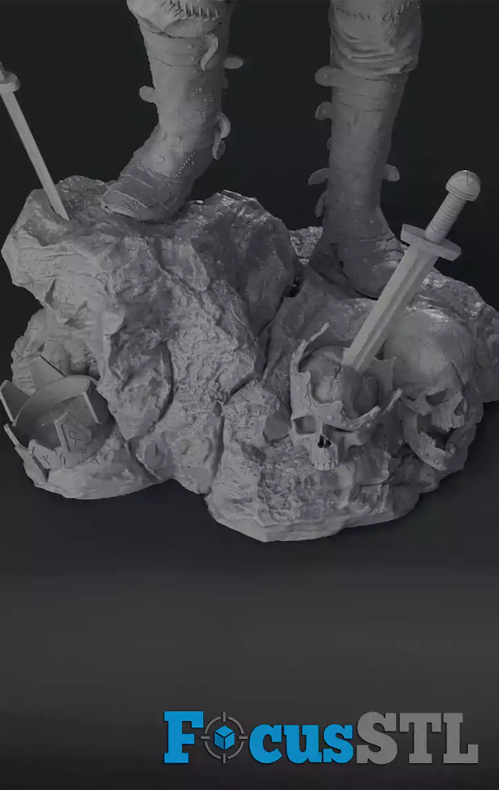 Ragnar Lothbrok Axe and Sword STL Files