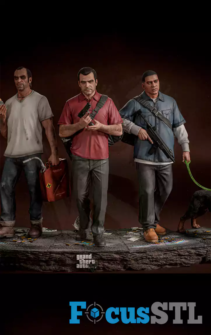 GTA V Diorama STL Files
